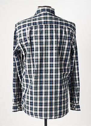 Chemise manches longues manches longues bleu SERGE BLANCO homme