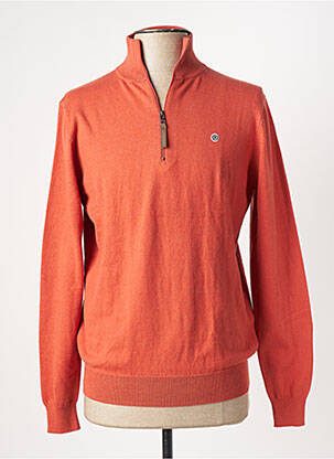 Pull manches longues manches longues orange SERGE BLANCO homme