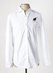 Chemise manches longues blanc SERGE BLANCO pour homme seconde vue