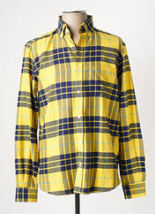 Chemise manches longues jaune SERGE BLANCO pour homme seconde vue
