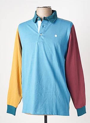 Polo bleu SERGE BLANCO pour homme