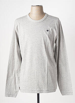 T-shirt gris SERGE BLANCO pour homme