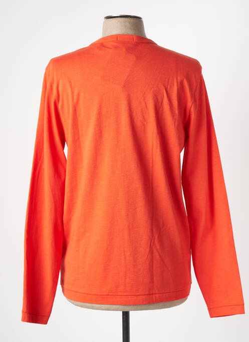 T-shirt coupe cintrée manches longues orange SERGE BLANCO homme