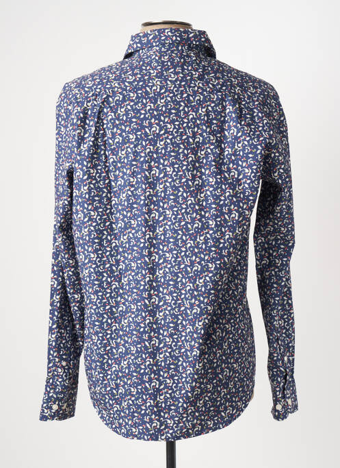 Chemise manches longues bleu SERGE BLANCO homme