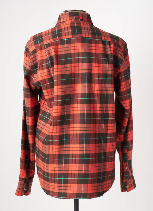 Chemise manches longues orange SERGE BLANCO pour homme