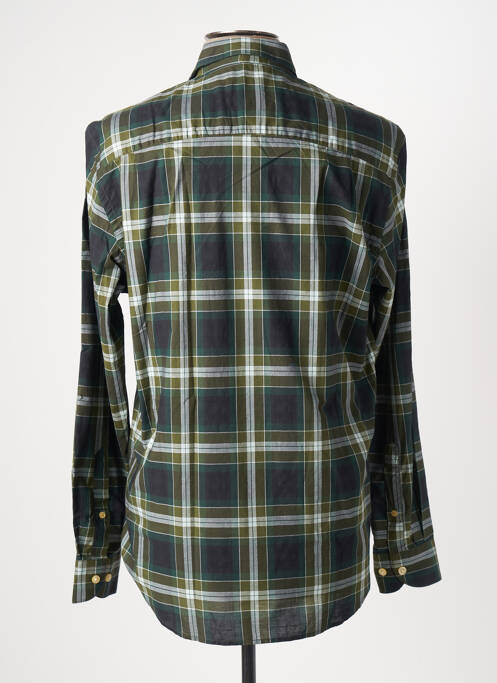 Chemise manches longues vert SERGE BLANCO pour homme