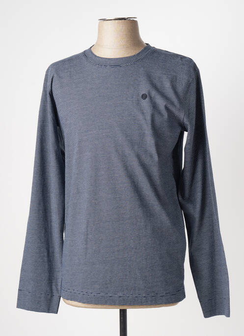 T-shirt bleu SERGE BLANCO pour homme