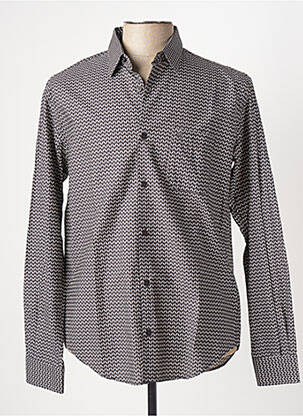 Chemise manches longues manches longues gris SERGE BLANCO homme