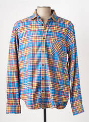 Chemise manches longues bleu SERGE BLANCO pour homme seconde vue