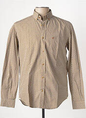 Chemise manches longues marron SERGE BLANCO pour homme seconde vue