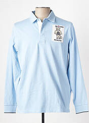 Polo bleu SERGE BLANCO pour homme seconde vue