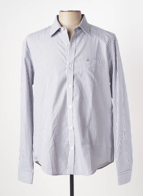 Chemise manches longues gris SERGE BLANCO pour homme