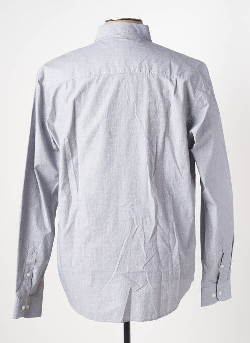 Chemise manches longues gris SERGE BLANCO pour homme