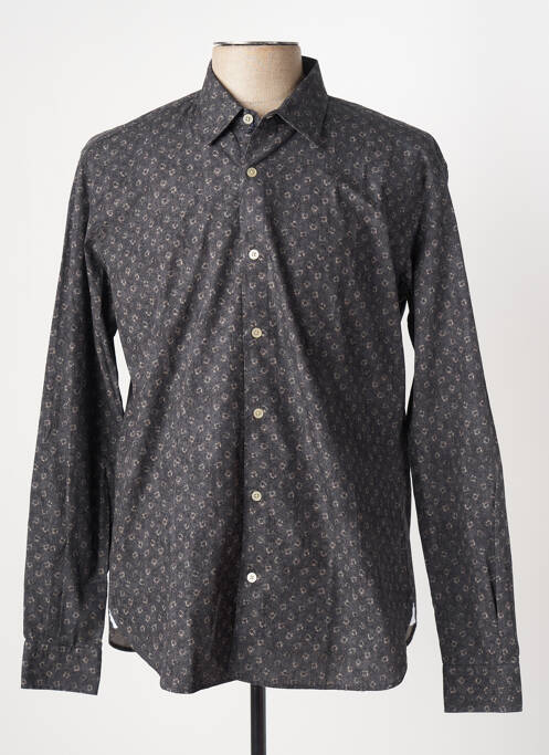 Chemise manches longues gris SERGE BLANCO pour homme