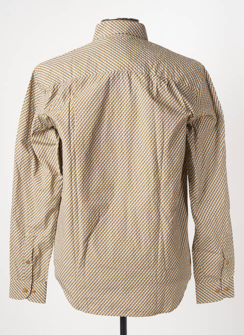 Chemise manches longues marron SERGE BLANCO pour homme