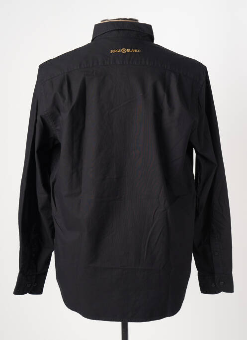 Chemise manches longues noir SERGE BLANCO homme