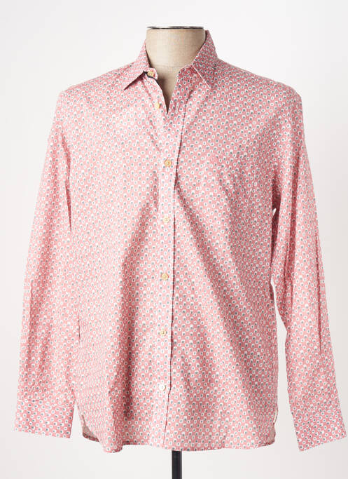 Chemise manches longues rose SERGE BLANCO pour homme