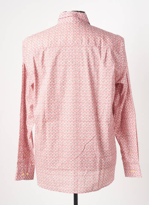 Chemise manches longues rose SERGE BLANCO pour homme