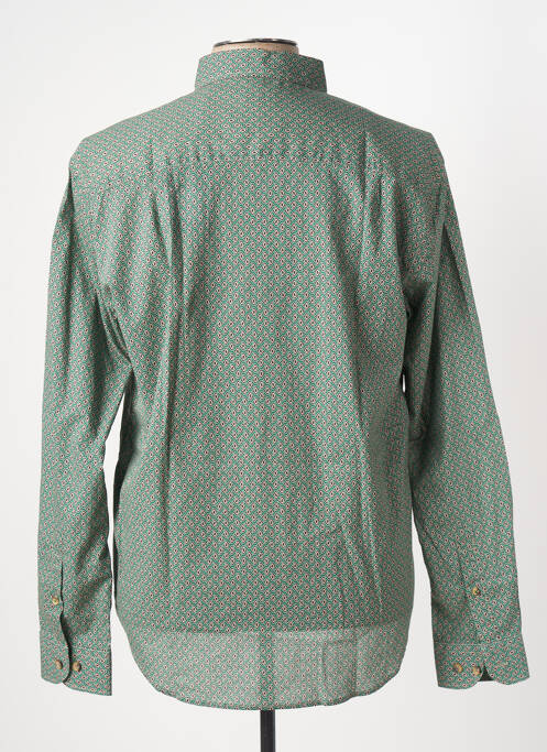 Chemise manches longues vert SERGE BLANCO pour homme