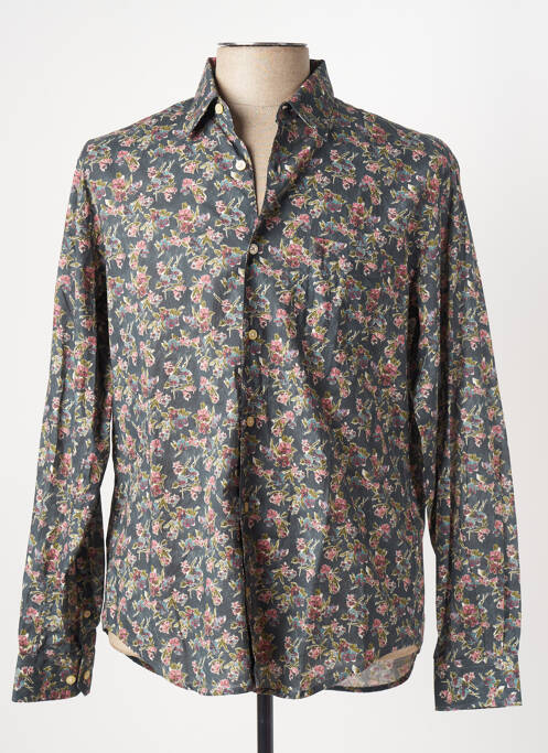Chemise manches longues vert SERGE BLANCO pour homme