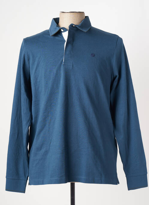 Polo bleu SERGE BLANCO pour homme