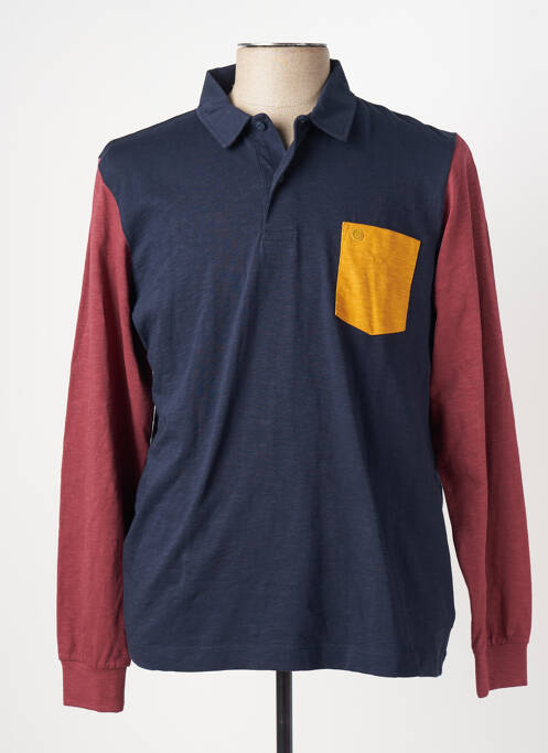 Polo bleu SERGE BLANCO pour homme