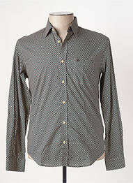 Chemise manches longues imprimé fantaisie vert SERGE BLANCO homme
