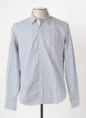 Chemise manches longues bleu SERGE BLANCO pour homme seconde vue