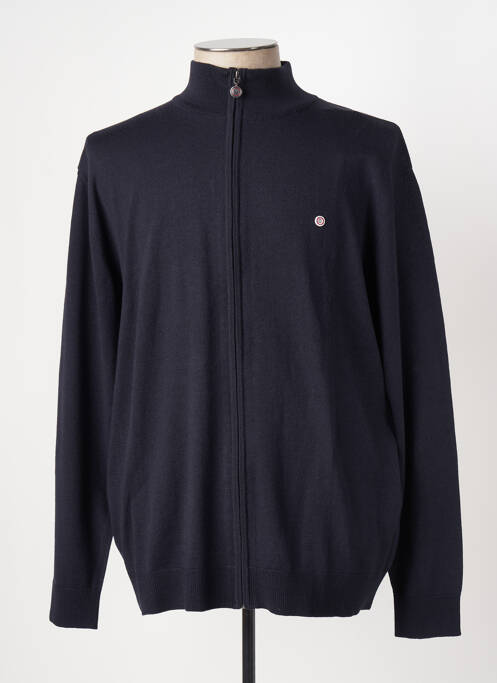 Gilet manches longues bleu SERGE BLANCO pour homme