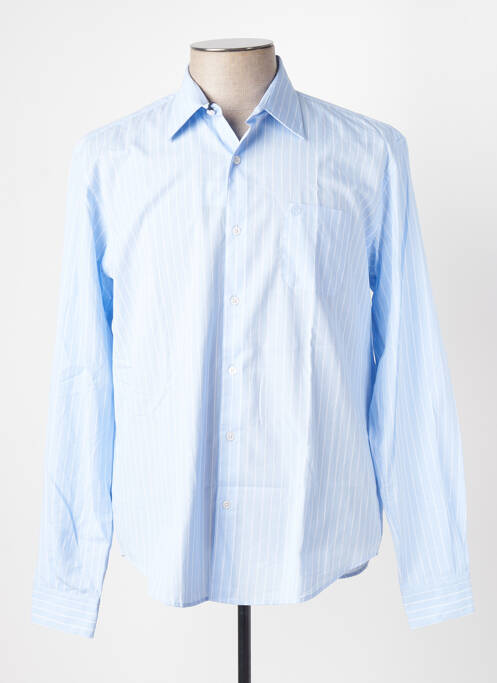 Chemise manches longues bleu SERGE BLANCO pour homme