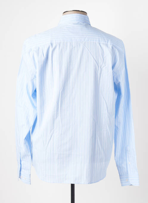 Chemise manches longues bleu SERGE BLANCO pour homme