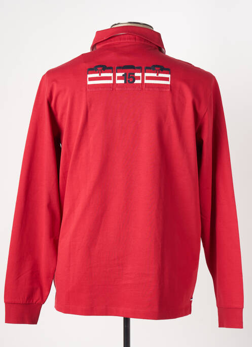 Polo rouge SERGE BLANCO pour homme