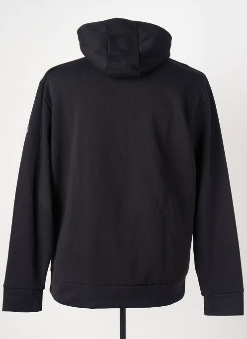 Sweat-shirt à capuche noir SERGE BLANCO pour homme