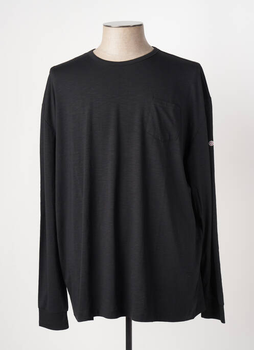 T-shirt noir SERGE BLANCO pour homme