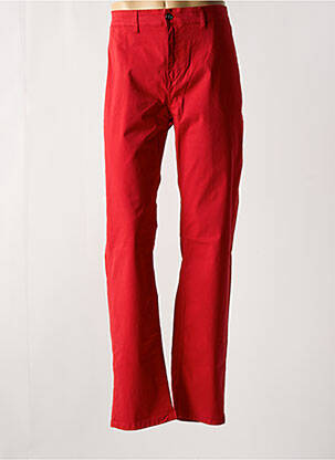 Pantalon chino poches taille normale rouge SERGE BLANCO homme