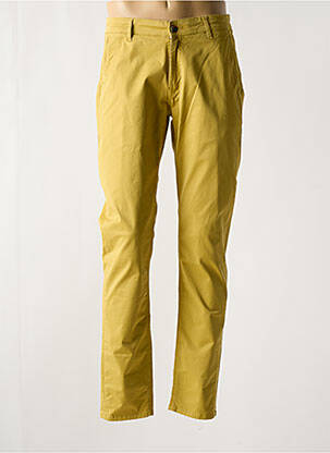 Pantalon chino poches taille normale jaune SERGE BLANCO homme