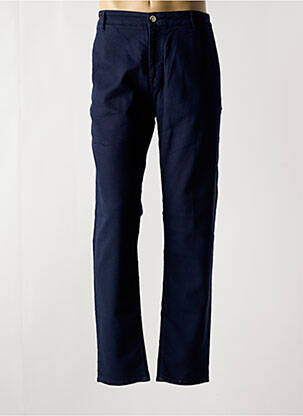 Pantalon chino poches taille normale bleu SERGE BLANCO homme