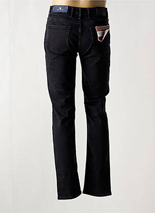 Pantalon slim fermeture zippée sous rabat boutonné taille normale noir SERGE BLANCO homme