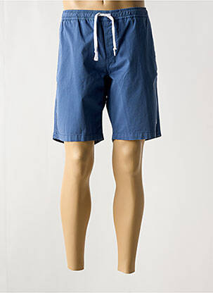 Bermuda taille élastique taille normale bleu SERGE BLANCO homme