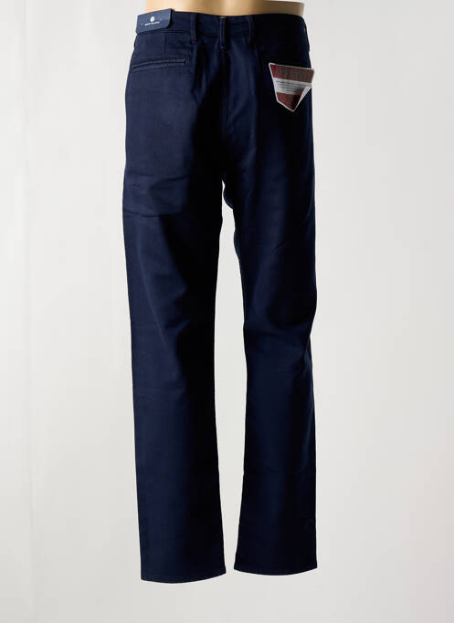 Pantalon chino poches taille normale bleu SERGE BLANCO homme