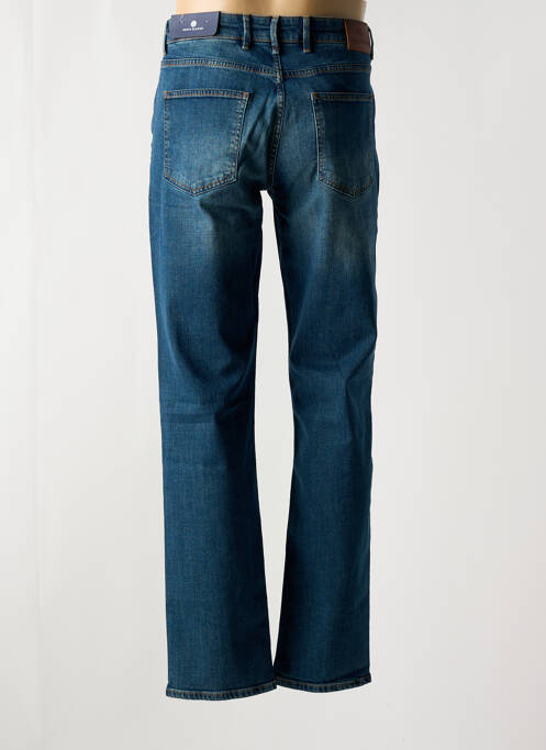Jeans coupe droite bleu SERGE BLANCO pour homme
