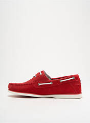 Chaussures bâteau rouge SERGE BLANCO pour homme seconde vue