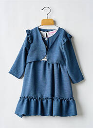 Ensemble robe manches longues bleu P'TIT MÔME fille
