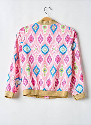 Blouson manches longues rose G66 fille