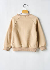 Sweat-shirt marron HAPPY STAR pour fille seconde vue