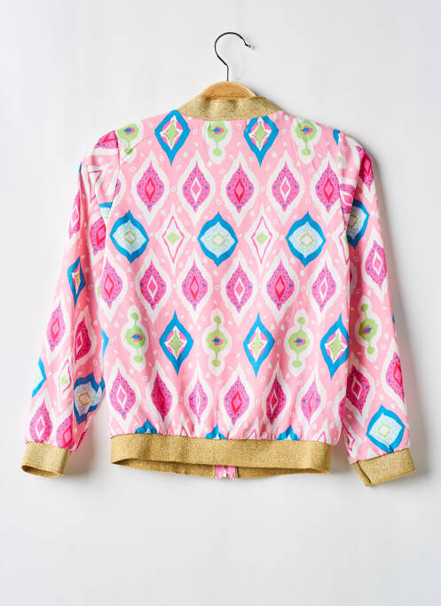 Blouson rose G66 pour fille