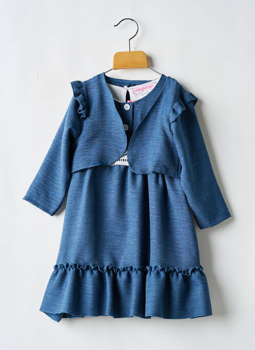 Ensemble robe bleu P'TIT MÔME pour fille