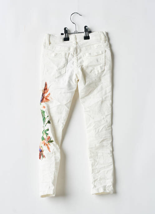 Jeans coupe slim beige G66 pour fille