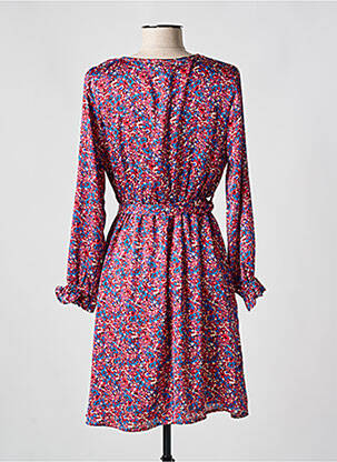 Robe courte manches longues manches longues rouge IKOONE&BIANKA femme
