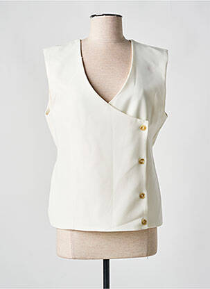 Gilet sans manche doublure beige LES ACOLYTES femme